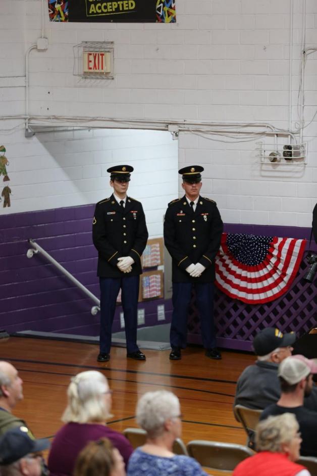 Gilmore CityBradgate Elementary School celebrates Veterans Day with